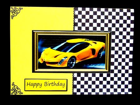 What Ever Man Wants - Yellow Sports Car by Laraine Spink