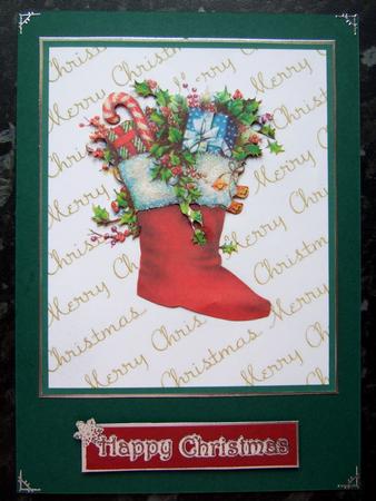Christmas Boot by Laraine Spink