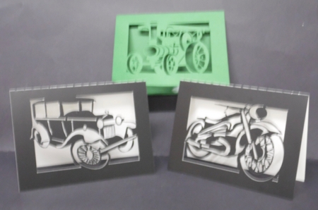 Vintage Vehicle Trio Set 1 by Laura Nicholls