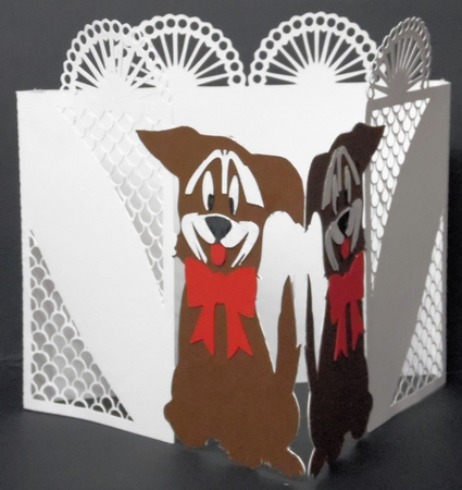 Puppy Dog Door Card, All formats by Laura Nicholls