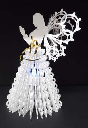 Tealight Angel Table Decoration TF0130, All file formats by Laura Nicholls