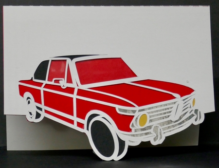 OVER THE EDGE CAR 4 by Laura Nicholls