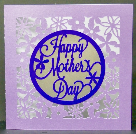 Mothers Day Circle Centre Card by Laura Nicholls