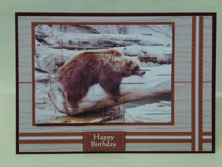 Brown Bear Corner Stairstacker by Laura Nicholls