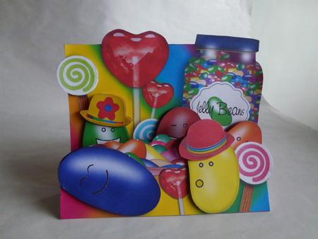 Happy Jelly Beans by Laura Nicholls