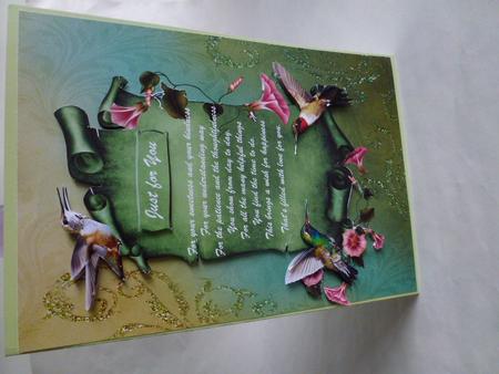 Hummingbirds with Love by Laura Nicholls