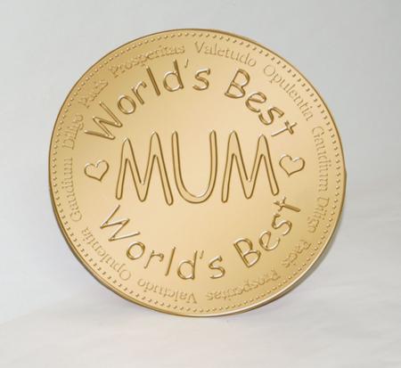 Worlds Best Mum Medal Rock N Roll Kit, Envelope and Insert by Laura Nicholls