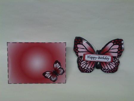 Mini 3D Butterfly Pastel Pink Mini Kit by Laura Nicholls