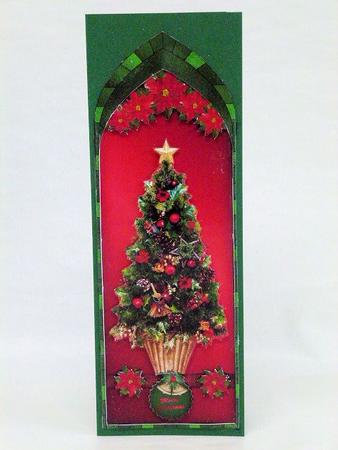 Fancy Arch Christmas Tree Dl by Laura Nicholls