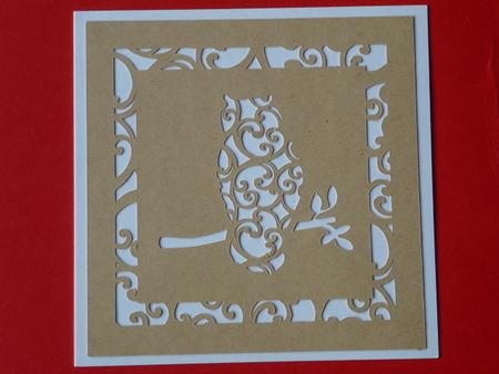 Filigree Owl Frame by Laura Nicholls