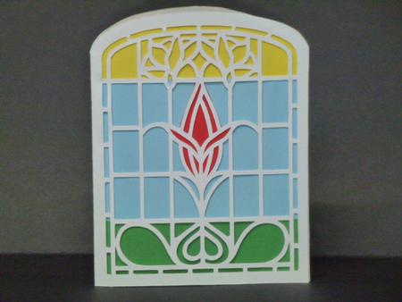 616 Fancy Cut Card by Laura Nicholls