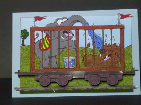 Shower at the Zoo by Laura Nicholls