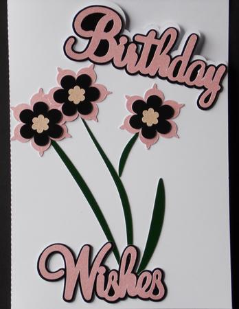 Birthday Wishes Card  by Laura Nicholls