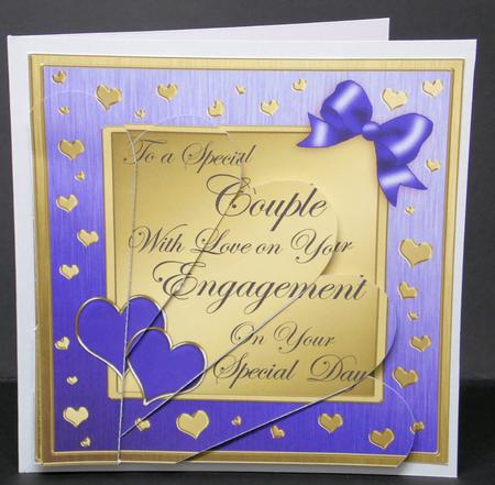 Elegant Romantic Engagement Fan Pyramage Topper by Laura Nicholls