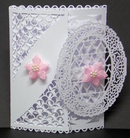 Fancy Buckle Fold Card by Laura Nicholls