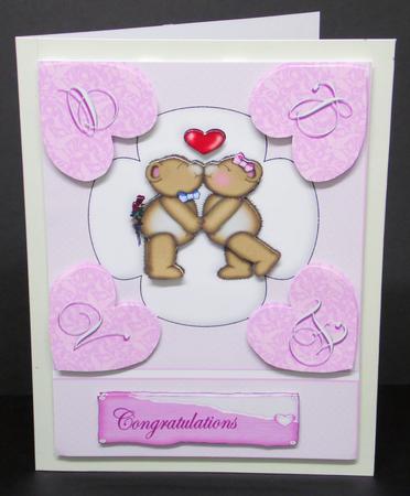 Easel Love Bears by Laura Nicholls