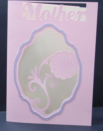 Mother Flower Frame Card by Laura Nicholls