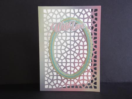Cracked Ice Card by Laura Nicholls