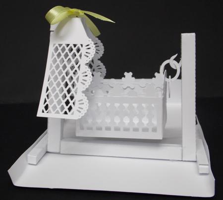 Babys Swinging Crib by Laura Nicholls