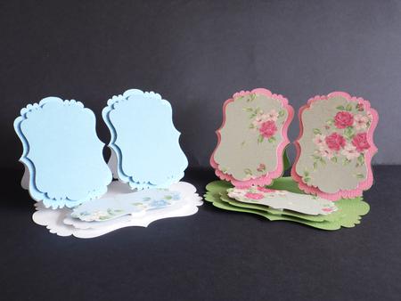 601 Shaped Double Easel  by Laura Nicholls