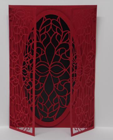607 Frilly Gatefold  by Laura Nicholls