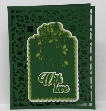 With Love Tag Card by Laura Nicholls