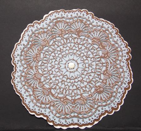 Fancy Doily 1 by Laura Nicholls