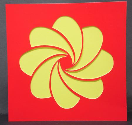 Flower Power Card Template by Laura Nicholls