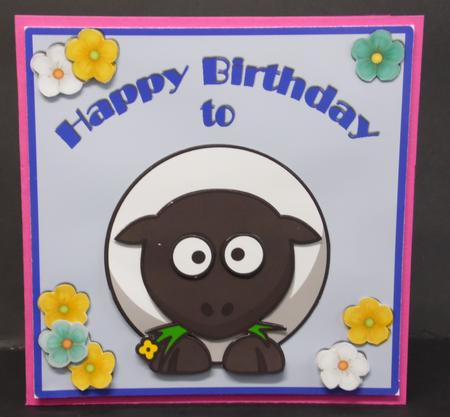 Happy Birthday to "ewe" by Laura Nicholls