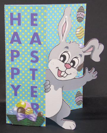 Easter Bunny print N Cut No 4 by Laura Nicholls