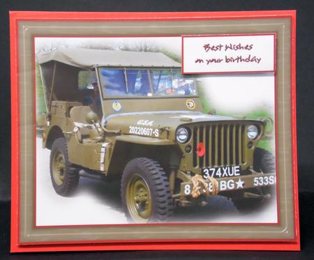 American Army Jeep Topper by Laura Nicholls