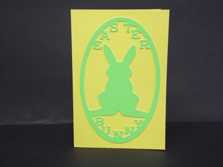 Easter Rabbit Topper by Laura Nicholls
