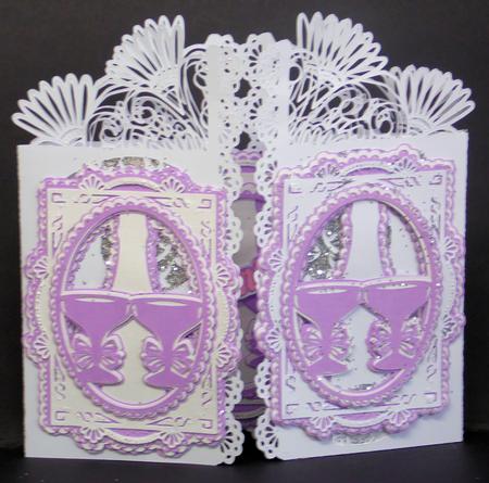 Anniversary/wedding Door Card by Laura Nicholls