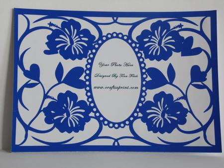 Paper Magic Frames Hibiscus by Laura Nicholls