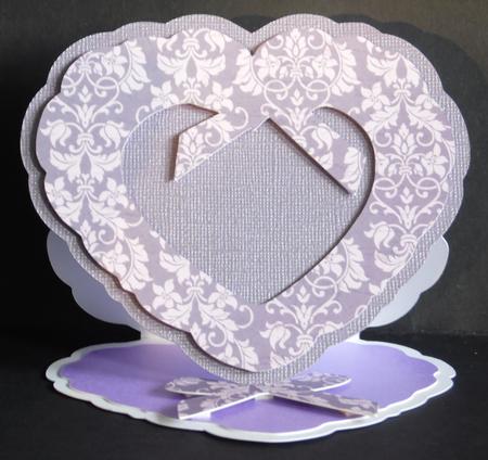 513 Lilac Ruffle Easel by Laura Nicholls