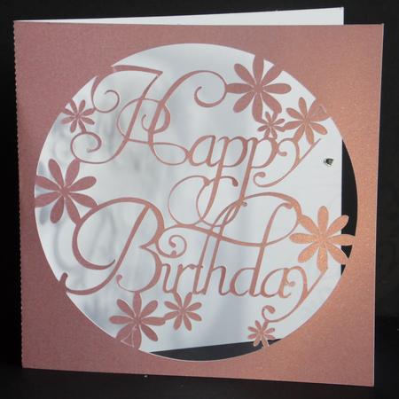 Happy Birthday Card Template C by Laura Nicholls