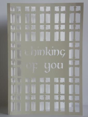 Thinking Of You Sympathy Card by Laura Nicholls
