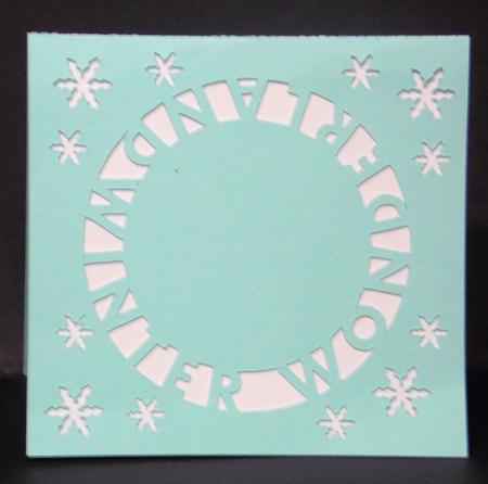 Winter Wonderland Christmas Card and Extra Bonus Topper by Laura Nicholls