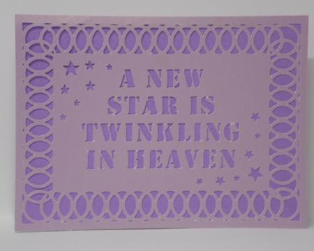 A New Star is Twinking in Heaven by Laura Nicholls