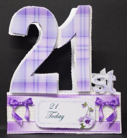 21st Layered Card Kit by Laura Nicholls