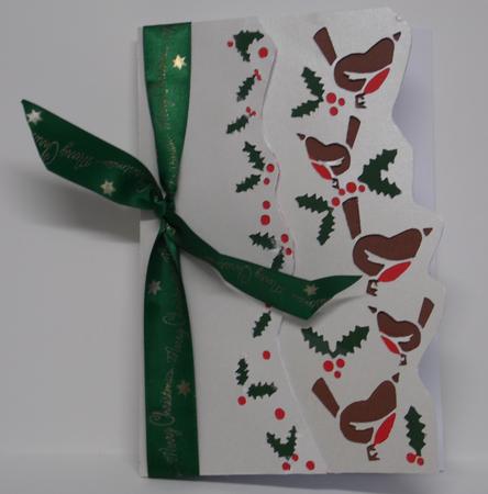 Christmas Robins Cameo by Laura Nicholls