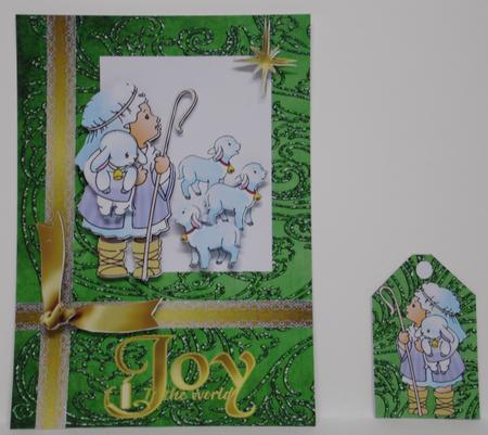 Joy to the World Cameo by Laura Nicholls