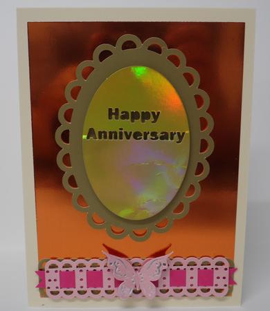 135 Scalloped Edges & Butterfly Card by Laura Nicholls