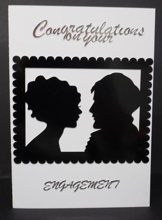 305 Romantic Boy & Girl Card by Laura Nicholls