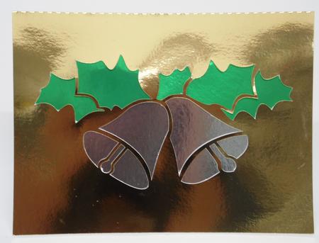 CHRISTMAS BELLS CARD by Laura Nicholls
