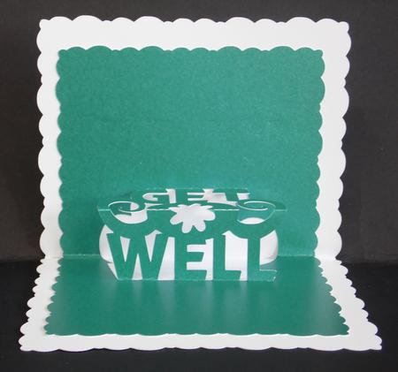 139 Get Well Pop-up Card Insert by Laura Nicholls