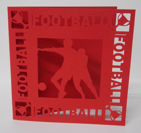 Football Card Template No 5 - Cut File by Laura Nicholls