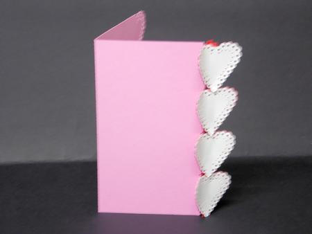Scalloped Heart Edged Card by Laura Nicholls