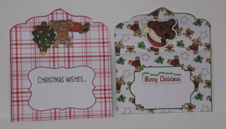 423 Two Gift Card Wallets    Hand & Machine Formats by Laura Nicholls