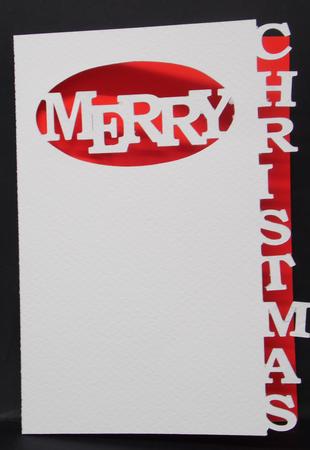 Merry Christmas Card by Laura Nicholls